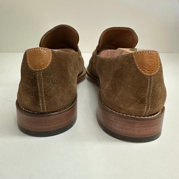EXCELLENT Grenson Men's Floyd Suede Penny Loafers Snuff Brown US 11 / UK 10 - Picture 7 of 13